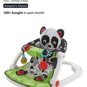 Fisher-Price Panda Paws Activity Seat - Black, White, Green